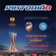 program - play-off Evropské ligy - FC Viktoria Plzeň - SSC Napoli 2:0 - 21.02.2013 - Doosan Aréna, Plzeň, Czech Republic