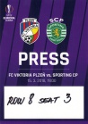 akreditace - play-off Evropské ligy - FC Viktoria Plzeň - Sporting Lisabon 2:1 - 15.03.2018 - Doosan Aréna, Plzeň, Czech Republic