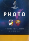 akreditace - skupina Ligy mistrů - FC Viktoria Plzeň - AS Roma 2:1 - 12.12.2018 - Doosan Aréna, Plzeň, Czech Republic