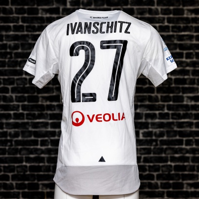 Hraný zápasový dres FC Viktoria Plzeň - sezóna 2016-2017 - Andreas Ivanschitz - liga - zadní strana
