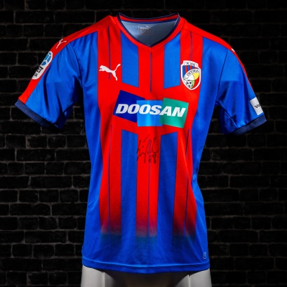 Hraný zápasový dres FC Viktoria Plzeň - sezóna 2017-2018 - David Limberský - liga - přední strana